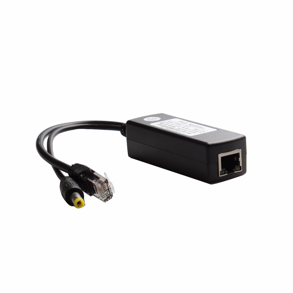 48V to 12V Active Isolated PoE Splitter IEEE802.3af 12V Adapter Injector poe splitter Connector Active 10/100M For PoE IP Camera