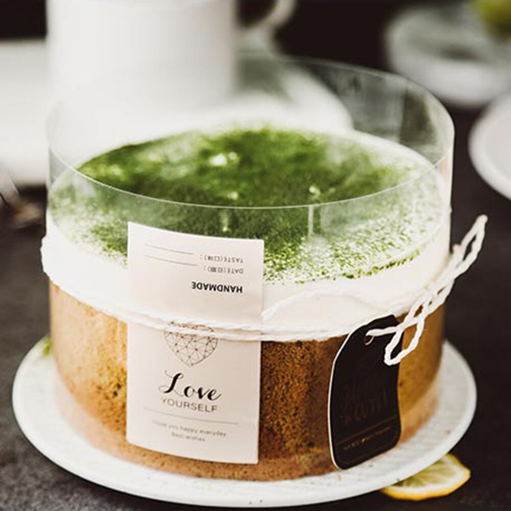 1 Roll Taart Surround Film Transparante Cake Kraag Keuken Acetaat Cake Chocolate Candy Voor Bakken Duurzaam 8Cm X 10M/10Cm X 10M