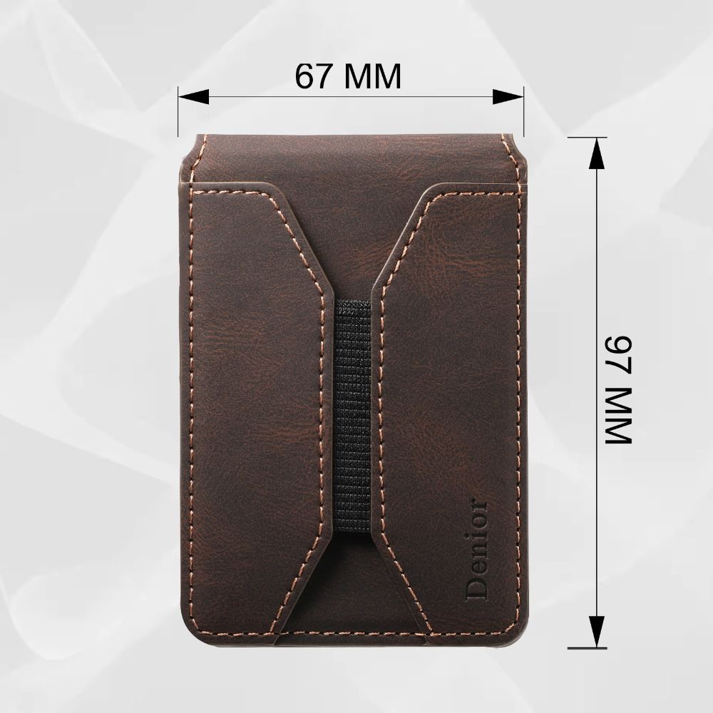 For Magsafe Wallet Phone Card Holder Magnetic Foldable Mobile Phone Stand Leather Anti-theft for iPhone 16 15 14 13 12 Pro Max