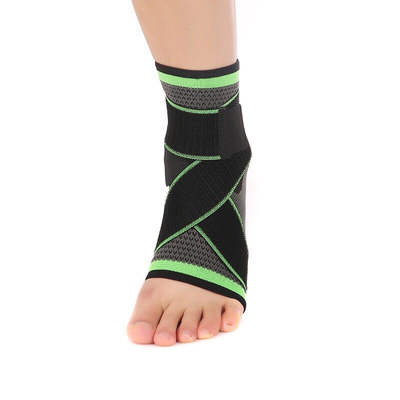 3D weven elastische nylon strap ankle brace badminton basketbal voetbal taekwondo fitness hak protector gym apparatuur