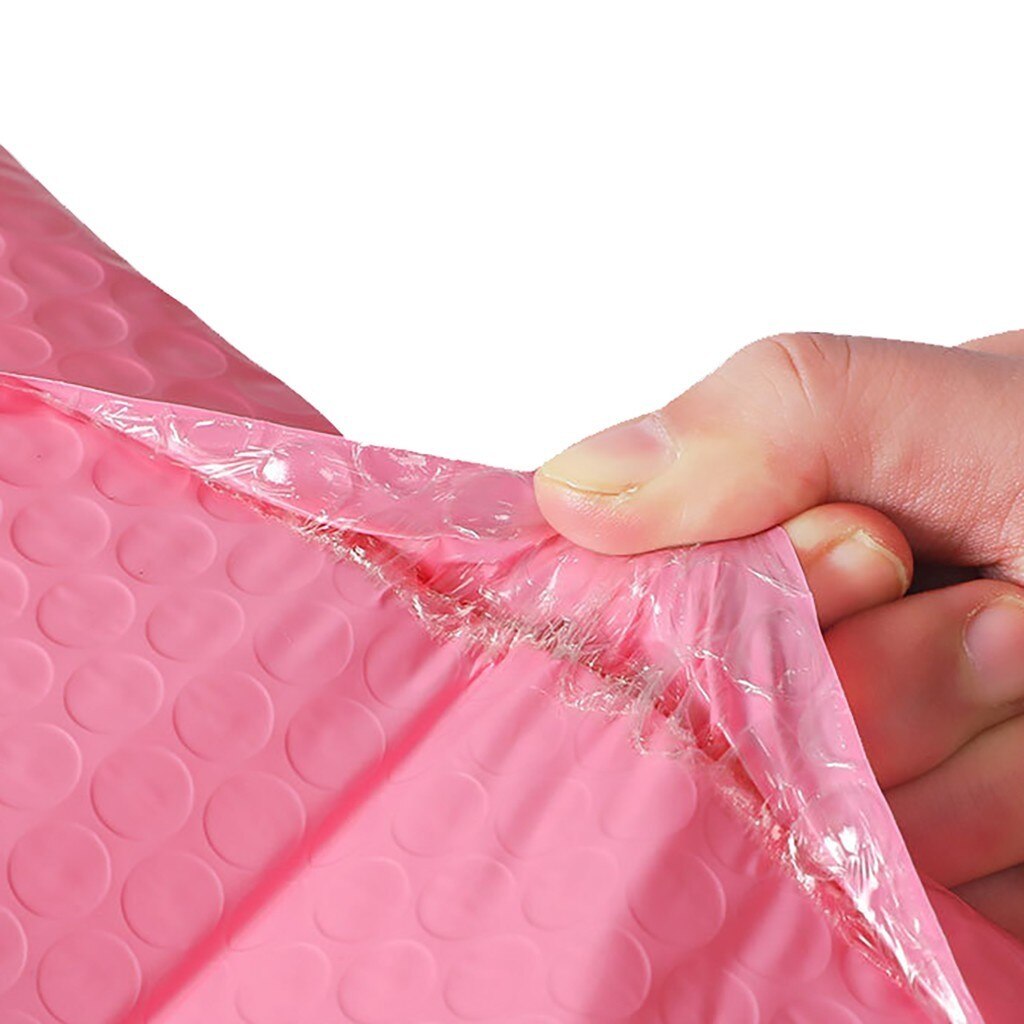 10Pcs Bubble Envelop Tassen Zelf Seal Mailers Gevoerde Enveloppen Met Bubble Mailing Tas Pakketten Tas Roze