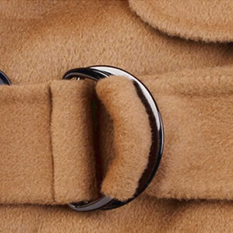 Wollmäntel für Mädchen - Langer lässig Mantel für 6-16 Jahre - Doppelreiher - Herbst & Winter