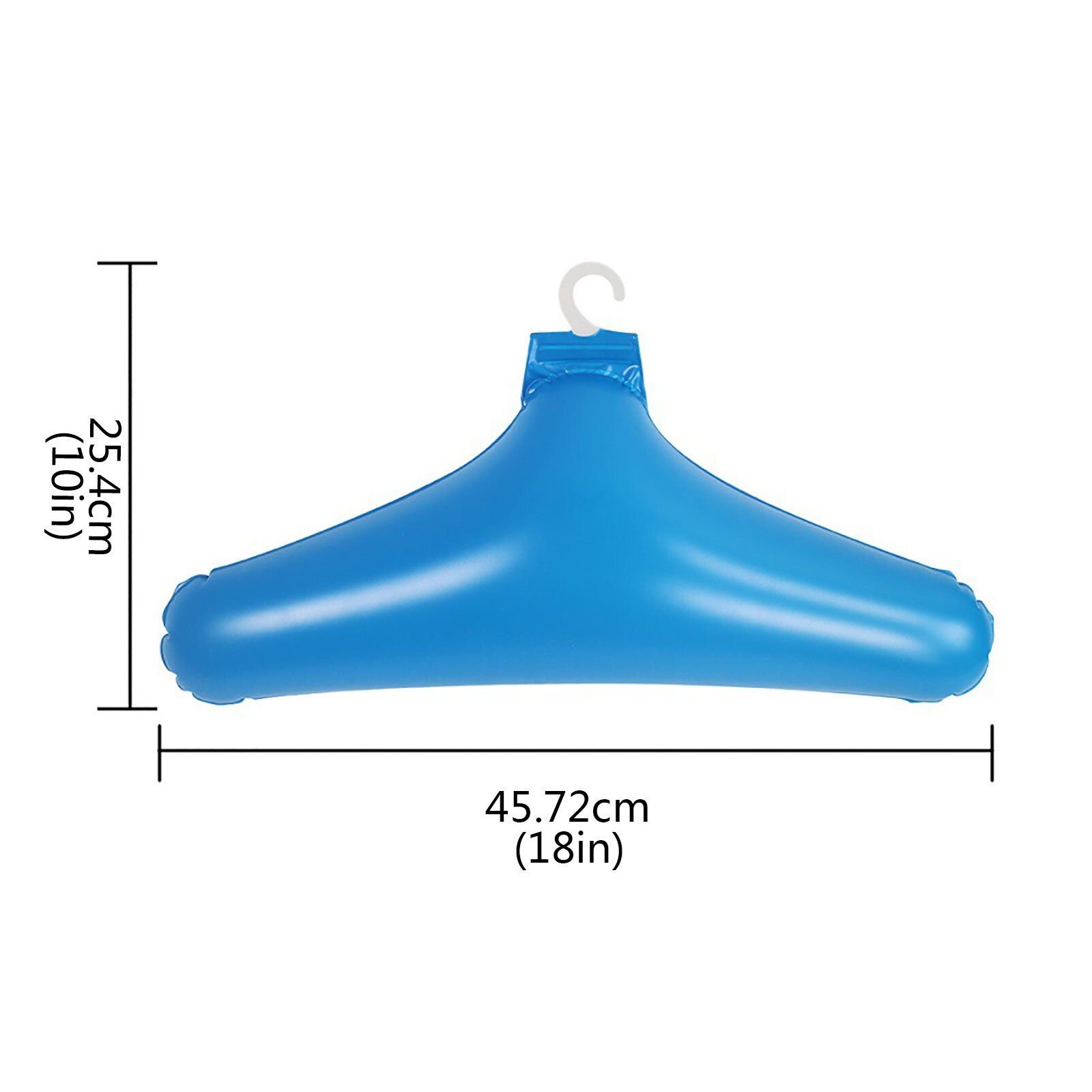 6/7/8 Stuks Pvc Opblaasbare Kleerhanger Rack Opvouwbare Reizen Draagbare Hangers S Opvouwbare Non Slip Reizen kleerhangers Gereedschap