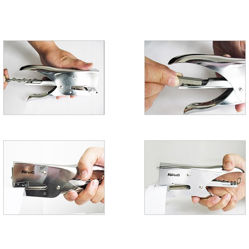 KW-TRIO Heavy Duty Stapler Office School Plier Paper Stapler Bookbinding Staples 26/8 Binding Machine Stationery