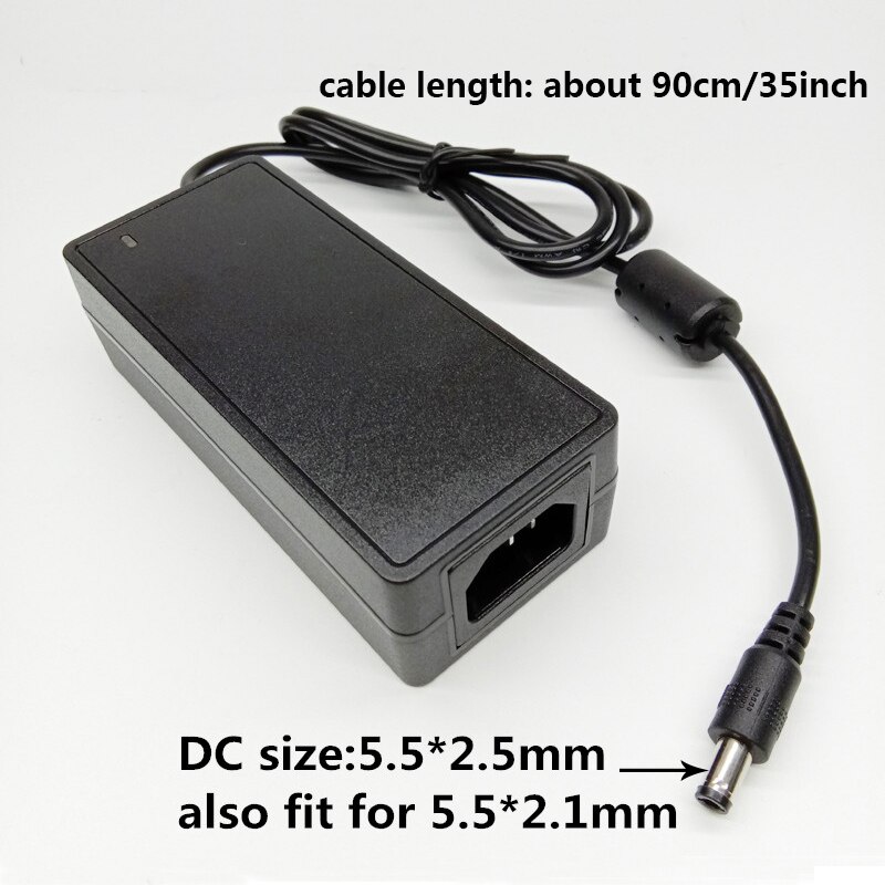 12 V 5A 100-240V Universele Ac Naar Dc Voeding Adapter Switching Adapter 12V5A 12 V 12 volt Eu Ons Uk Au Plug Kabel