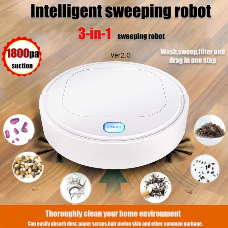 Bärbar usb golv soprobot automatisk städmaskin lat intelligent dammsugare hushållsladdning soprobot