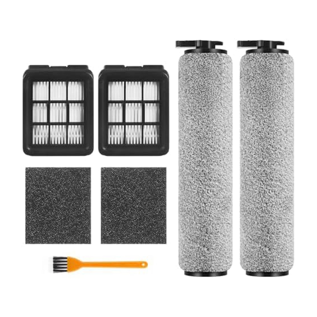 Replacement Brush Roller Filter Set for Bissell HF3 3649A Vacuum Hepa Filters Vacuum Cleaner 2Multi-Surface Brush Roller