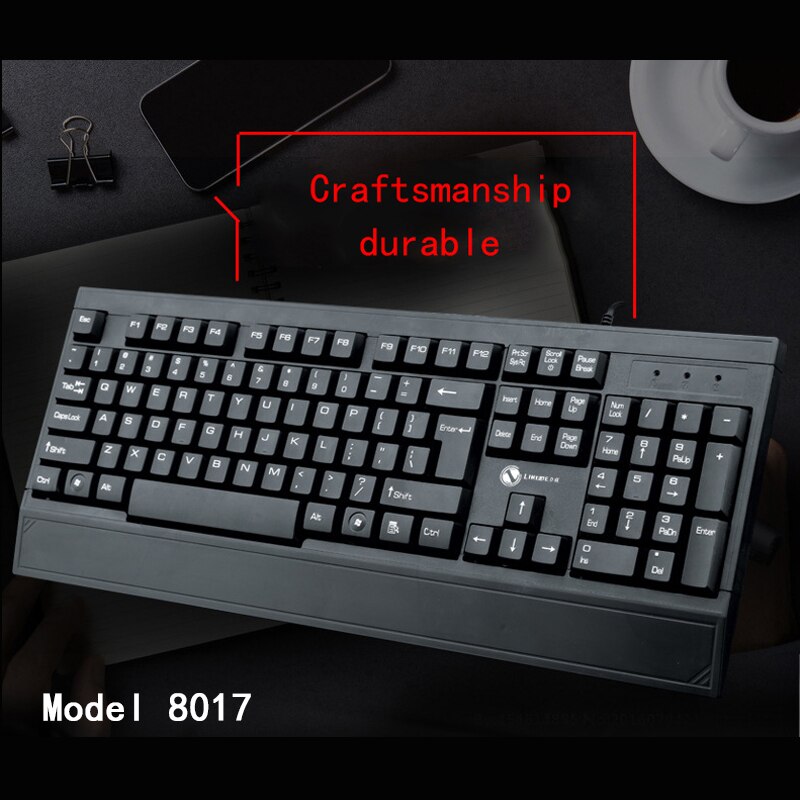 Office Business Keyboard and Mouse Waterproof Stand Support Keyboards Ergonomics Mause PC Computer 104 keys Suspension Key board