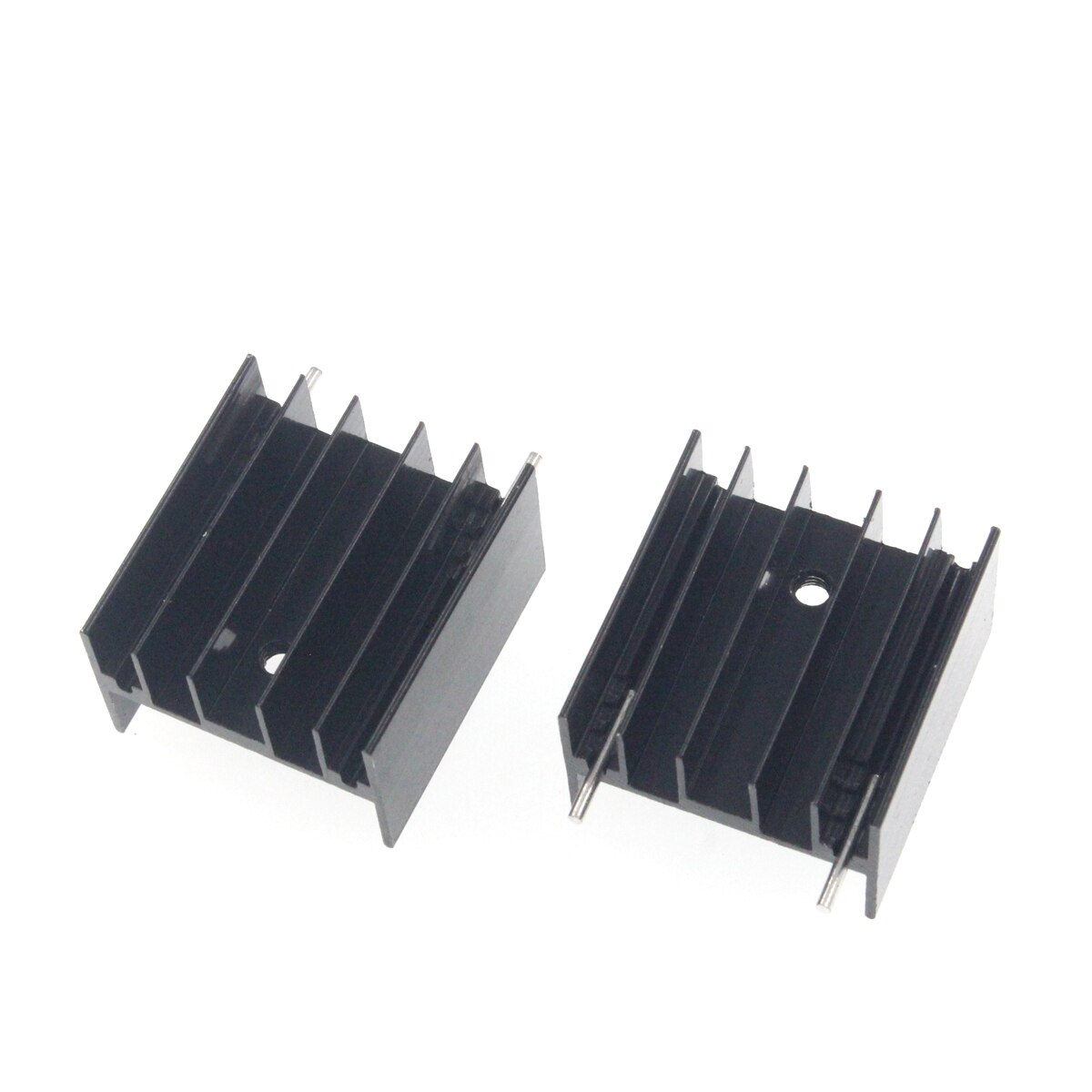 10pcs Heat Sinks Cooler Aluminum Black Mini Heatsink 5*23*16MM Heatsink Kit Copper Aluminum Heatsink