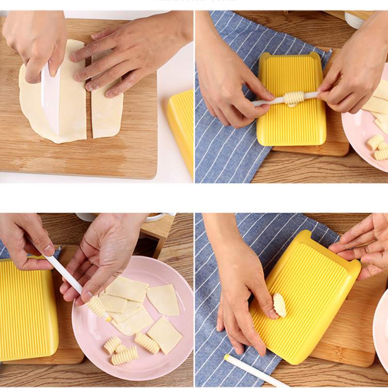 Spaghetti macaroni pasta bord italiensk macaroni maker nudel maker form manuelt pasta værktøj køkkenredskaber og gadgets nyttige