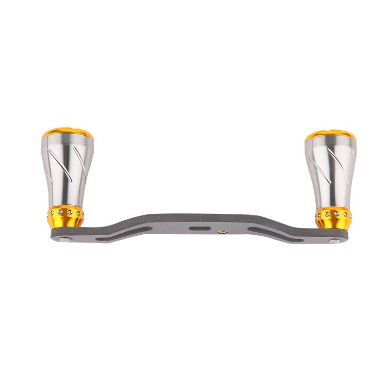 Perilla de mango de carrete de pesca, aleación de aluminio, incluye rodamiento para carrete de pesca de D/S, accesorio basculante DIY, perilla eléctrica, 1 ud.