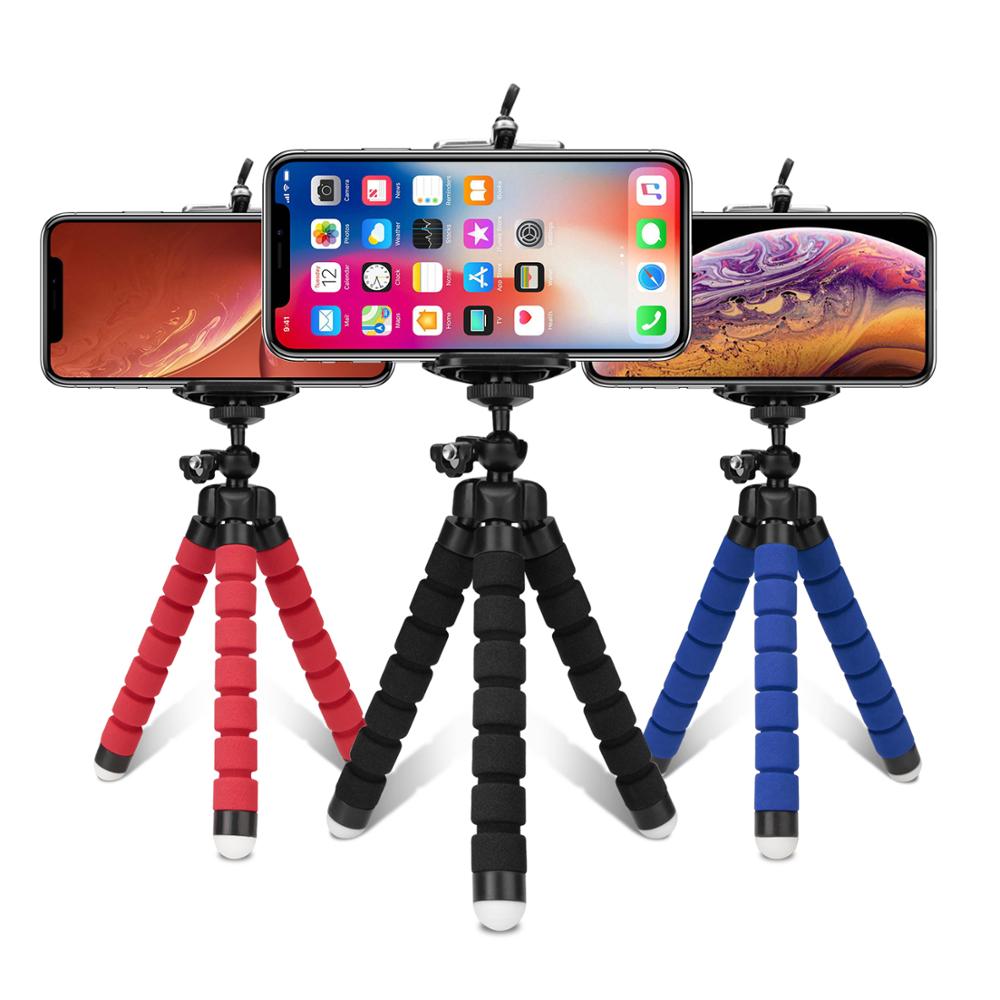 Tripods tripod for phone Mobile camera holder Clip smartphone monopod tripe stand octopus mini tripod stativ for phone