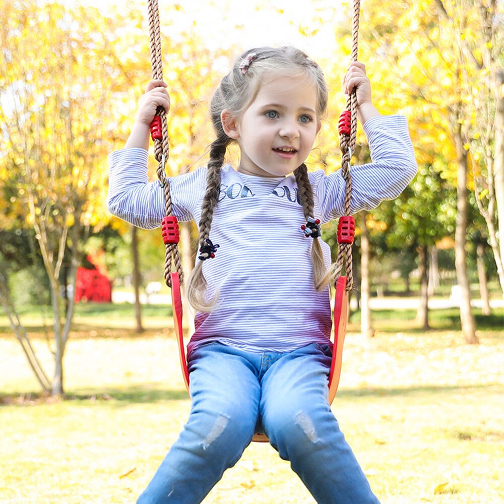 Child Outdoor Garden Tree Swing Rope Seat EVA Soft Board For Kids Color U-shaped Swing Toy Kindergarten Playground