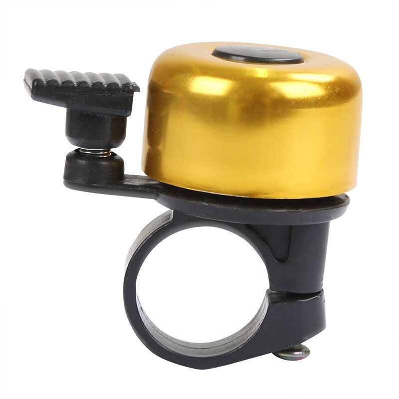 Veiligheid Fietsen Fietsstuur Metalen Ring Fietsbel Hoorn Geluid Alarm Fiets Accessoire Beschermende Motor Bell Ringen: 1 PCS Gold