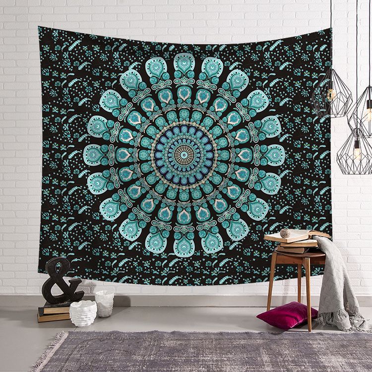 Chakra Bohemian Tapijt Muur Opknoping Wandtapijten Deken Decoratie Voor Thuis Muur Stof: 200cmx150cm / YA23
