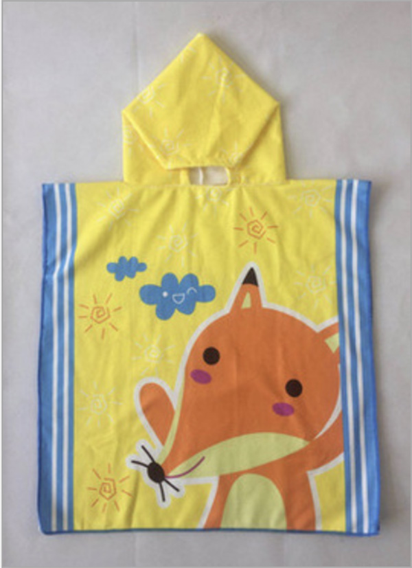 Baby Peuter Kids Badjas Cartoon Dieren Hooded Badhanddoek Voor Jongens Meisjes Kinderen Cartoon Mermaid Badjassen Pyjama Kleding: Bruin