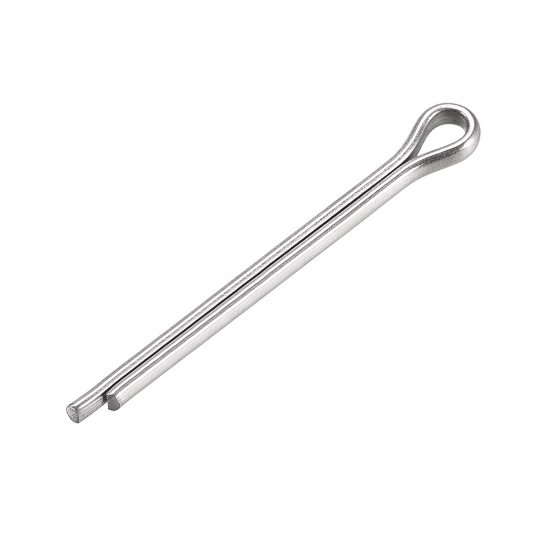 uxcell 30Pcs Split Cotter Pin - 2.5mm x 30mm 304 Stainless Steel 2-Prongs Silver Tone for Home DIY Application