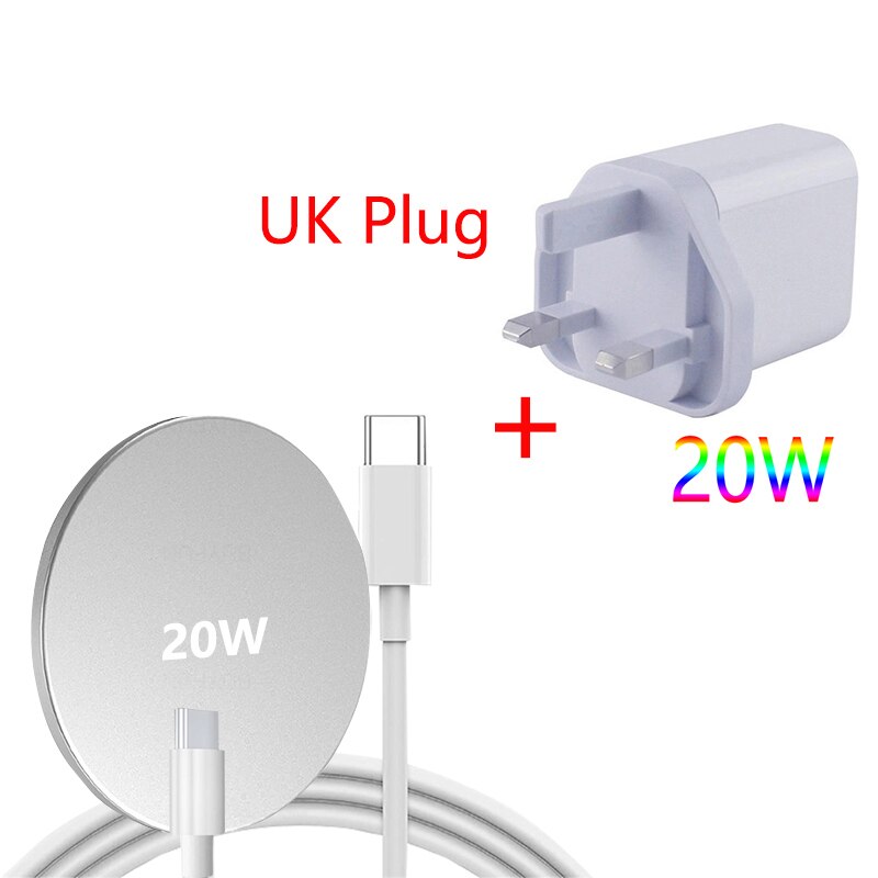 20W Wireless Charger For iPhone 12 11 Pro MAX mini Fast Wireless Charging For iPhone: UK 20W