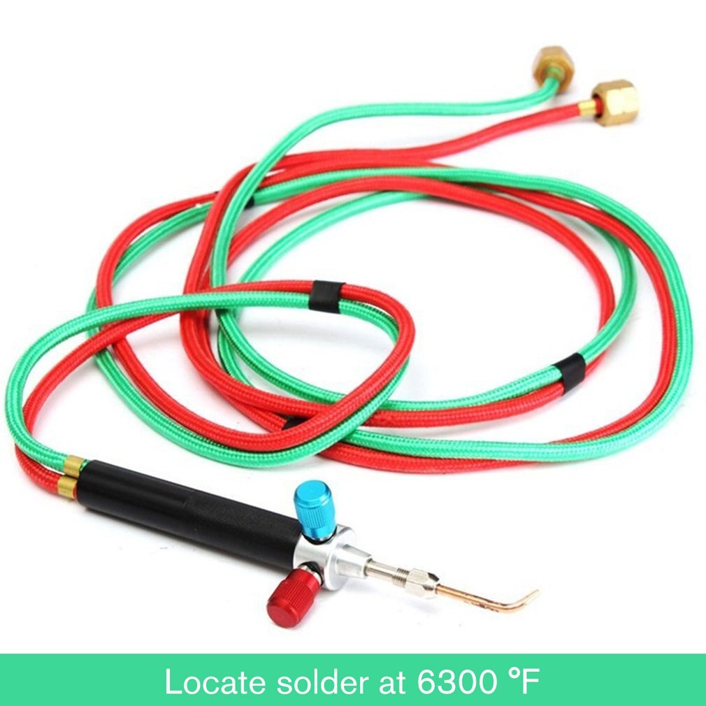 Mini Gas Torch Oxygen Welding Soldering Gun Oxygen Acetylene Gun for Platinum Metal Stainless Steel Welding Soldering Tool Kit