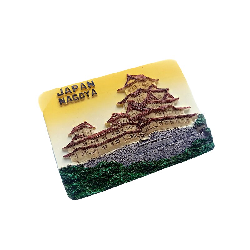 Japan Landscape Fujiyama Fridge Magnet Kitchen Home Decor Resin Tokyo Japanese Kimono Refrigerator stickers magnets Souvenirs C3