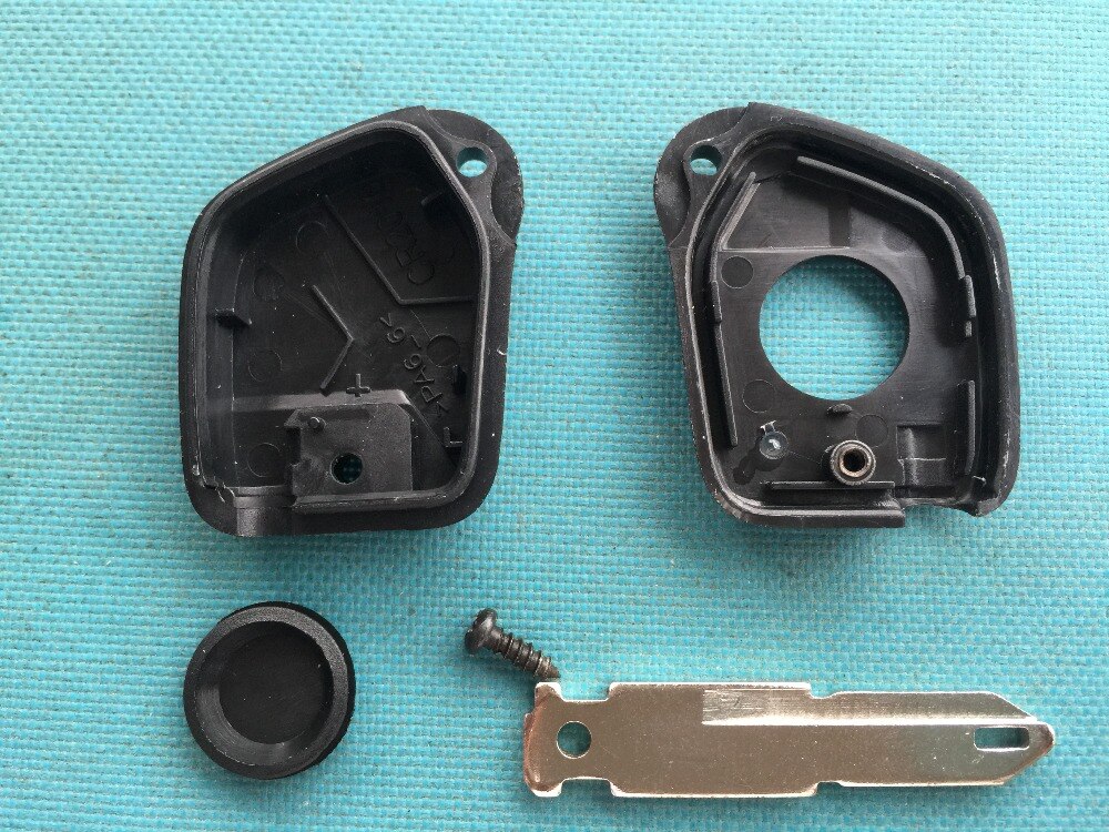 1pc Replacement Key blank For Peugeot 106 205 206 306 405 406 1 button Remote Key Fob case shell