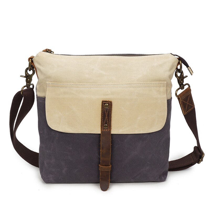 MADEN Men’s Oil Wax Canvas Handbag main image 1