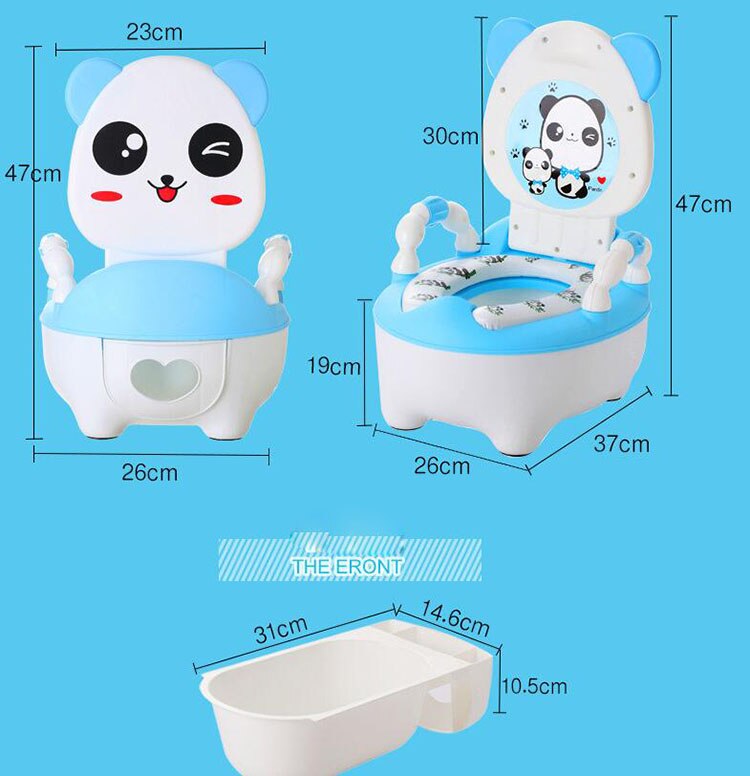 Bærbar baby toalett sete gryte for barn pottopplæring sete barn potto toalett multifunksjonell trening pottoalett