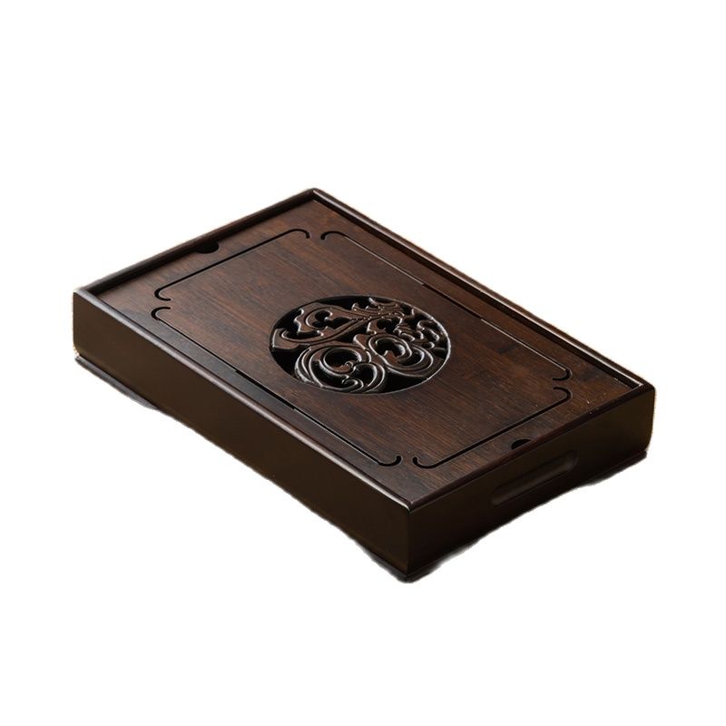 Household Luxury Modern Tea Set Tray Tea Table Simple Small Tea Sea kung-Fu Water Storage tray Round Rectangular Tray