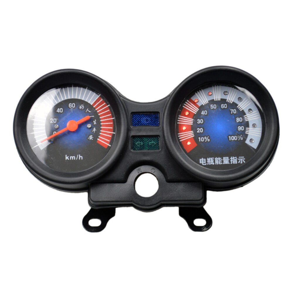 Universal Power Meter SpeedoMeter Dash Instrument Digital for Electric Tricycle Motorcycle Scooter