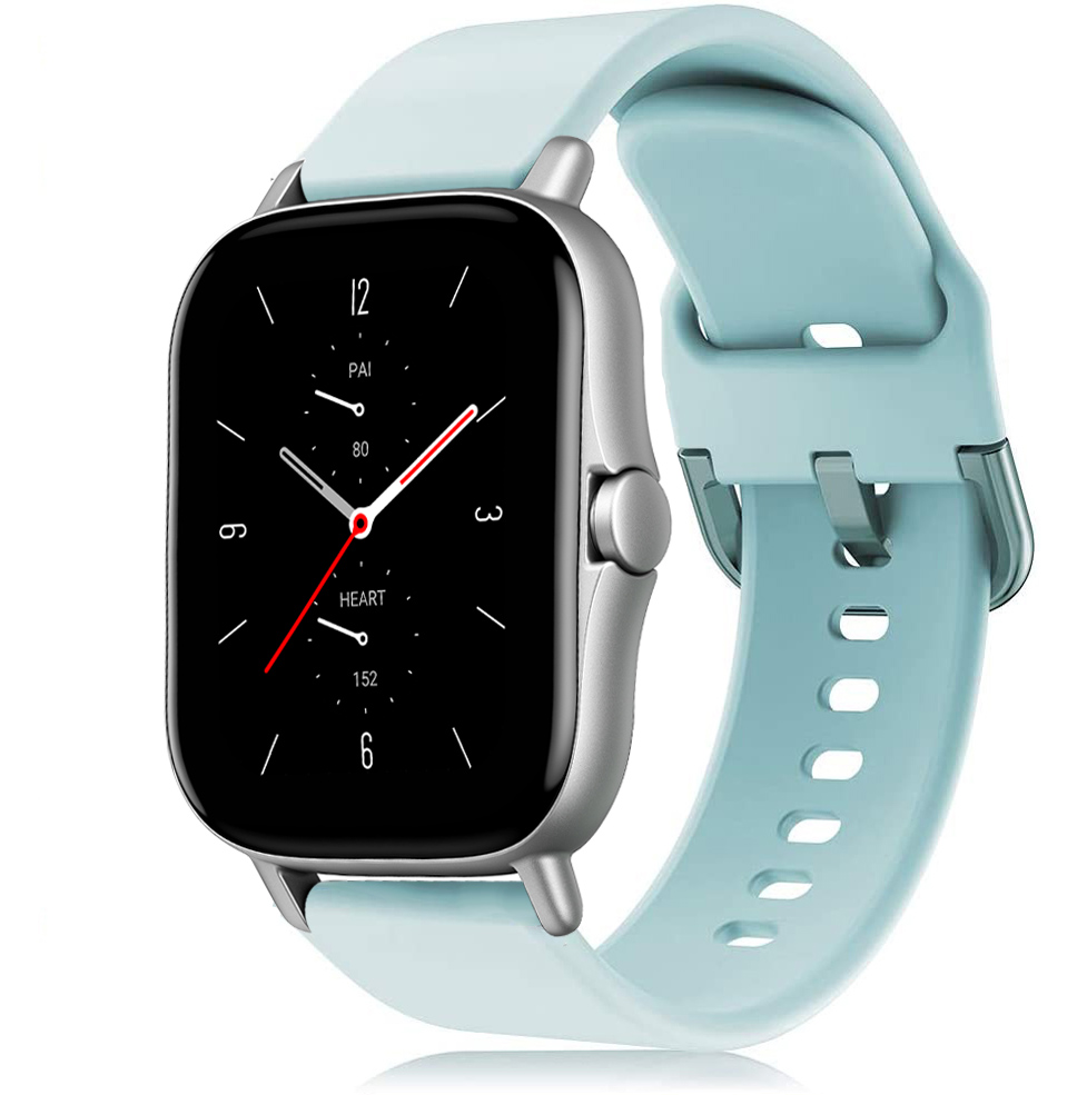 Correa de silicona para Amazfit gts 2 3 4/bip/gtr 4 3 pro/stratos 3 2 20mm/22mm pulsera deportiva correa Amazfit gts 2 3 4 mini