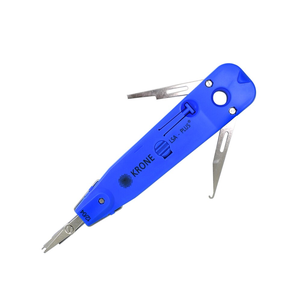 Original Blue Krone Lsa-plus Punch Down Tool Telecom Phone Wire Cable RJ11 RJ45 Network Kit