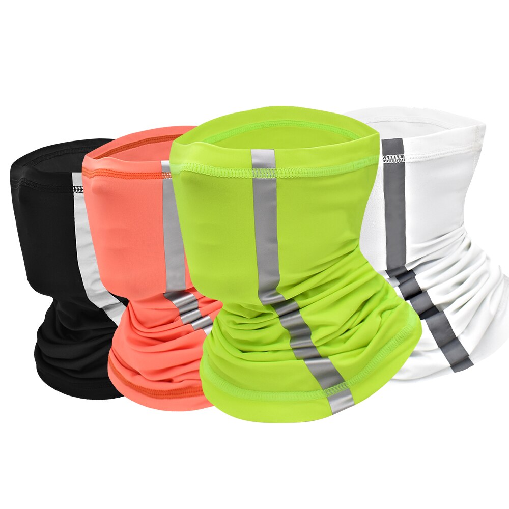 WOSAWE-Bandana reflectante para senderismo para hombre, bufanda deportiva para ciclismo, MTB, media cara