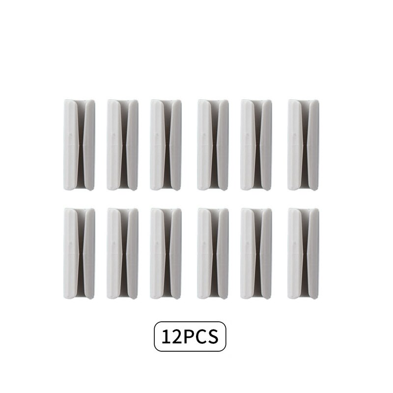 12 Stuks Laken Clips Plastic Antislip Klem Quilt Bed Cover Grijpers Fasteners Matras Houder Voor Lakens Thuis Kleding peg: Grey