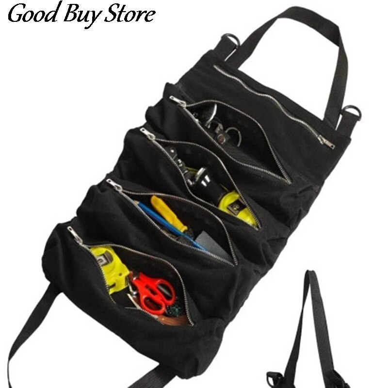 Useful Waterproof Tool Bag Screwdriver Plier Waist Pouch Electrician Worker Repairing Bags Tools Carrier Tote Storage Organizer