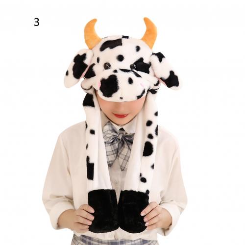 Air-Bag Cap Zachte Pluche Speelgoed Pp Katoen Koe Oor Moving Springen Hoeden Voor Party Koe Oor Moving Springen hoeden Voor Party: 3