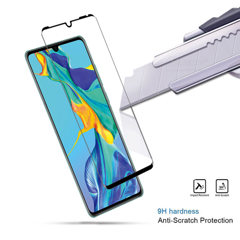 Volledige Dekking Gehard Beschermende glas op Voor huawei p30 Lite Screen Protector glas voor huawei huawey p 30 lite licht film 9 h