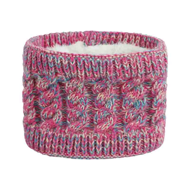 Écharpe chaude en velours pour enfants de 0 à 2 ans, automne et hiver, laine tricotée, col de couleur unie, homme et femme, mignon, A98