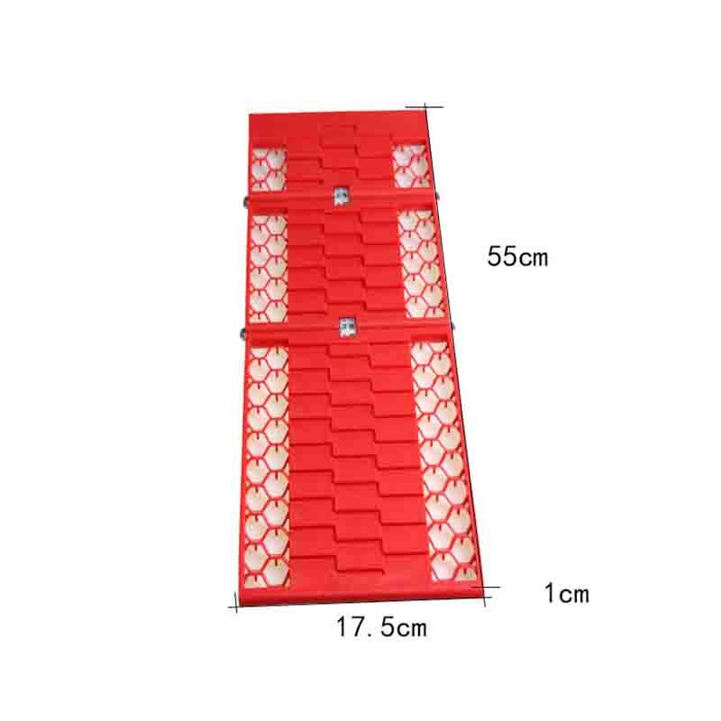 2 stk universal gummi sammenleggbart bilhjul antiskli pad folding skid plate dekk trekkraft