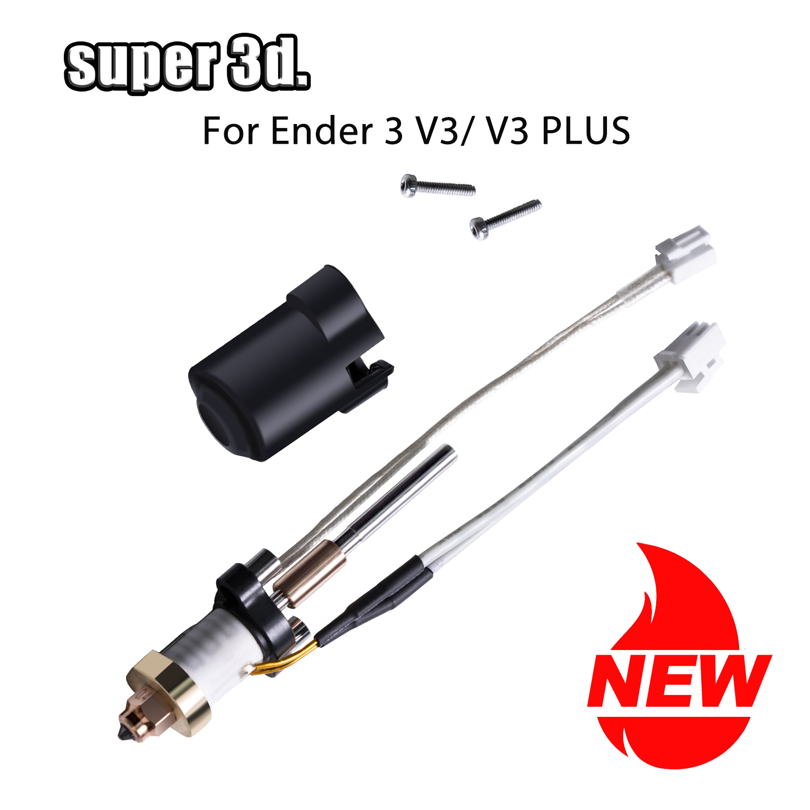 Hotend Kit Per Creality Ender 3 V3 Lega di Titanio Gola Bimetallica Heatbreak Ender 3 V3 PLUS Parti Ugello Caso Kit Blocco di Riscaldamento