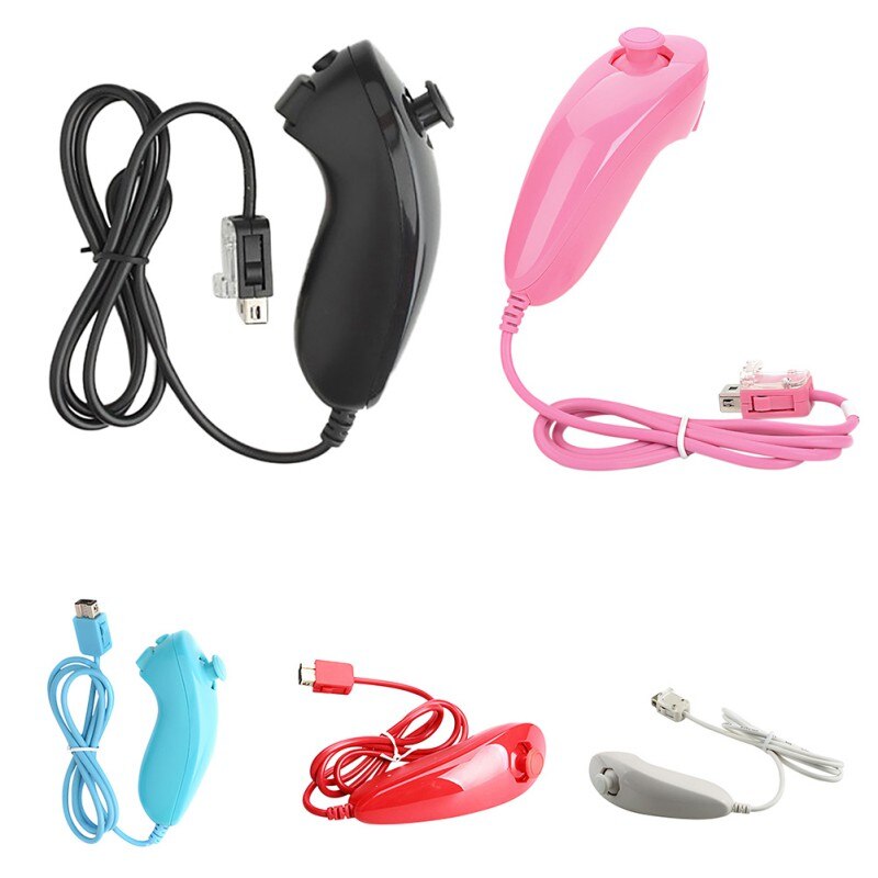 For Nintend Wii Wireless GamePad Remote Controle Nunchuck Game Controller remote Game Handle for Nintendo Wii Left Hand Game