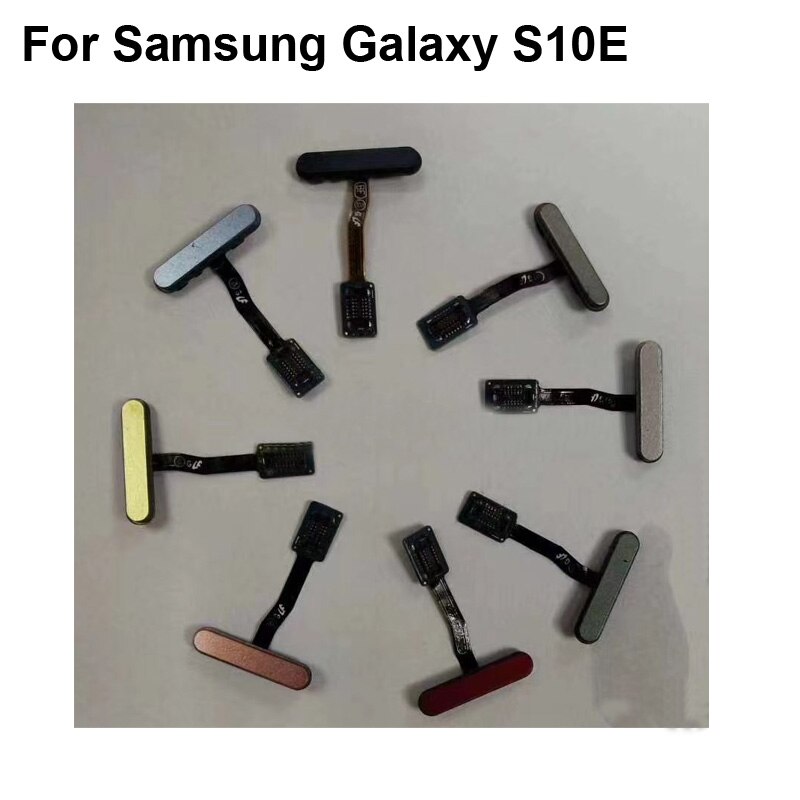 For Samsung Galaxy S10E Fingerprint Sensor Scanner Flex Cable Home Button Return Key Replacement SM-G9700 G9708 G970F/U