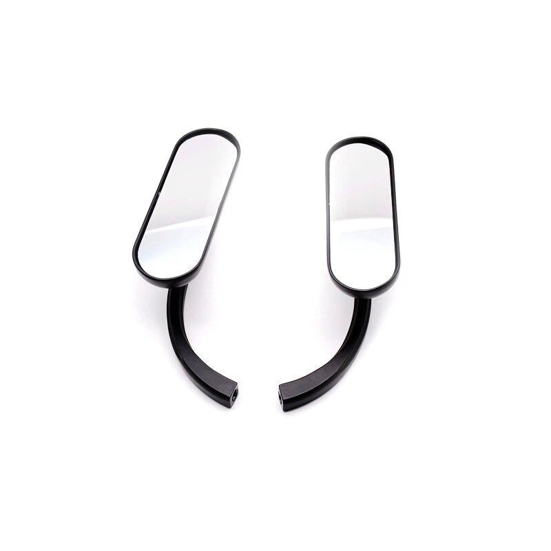 Black Motorcycle Mini Ovale EEN Paar Side Spiegels voor Harley Heritage Softail Heritage Springer Ijzer 883