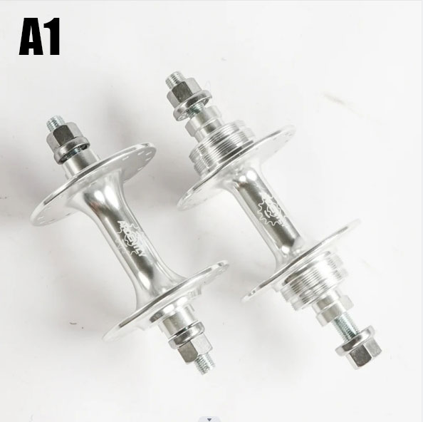 Ardently Fixed Gear Bike Hub 32H Holes Single Speed Track Bicycle Front And Rear Aluminum Alloy Bearing Hubs Cycling ACCESORIES: Yellow