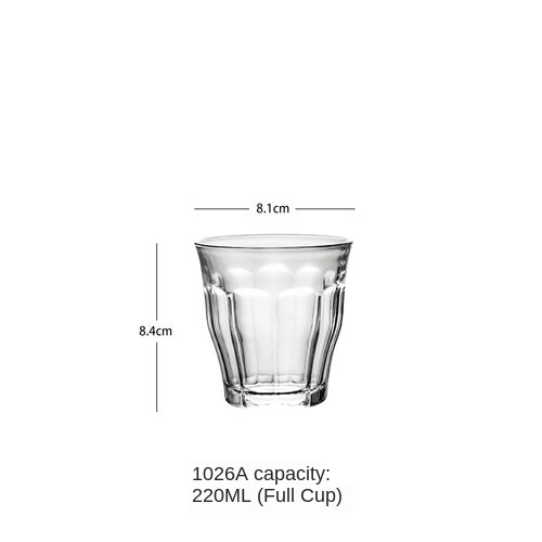 1 stk kaffekop væg glas kop øl kaffe hjerte kopper varmebestandig sund drikke krus te krus gennemsigtig te glas kop: Stil 03 220ml