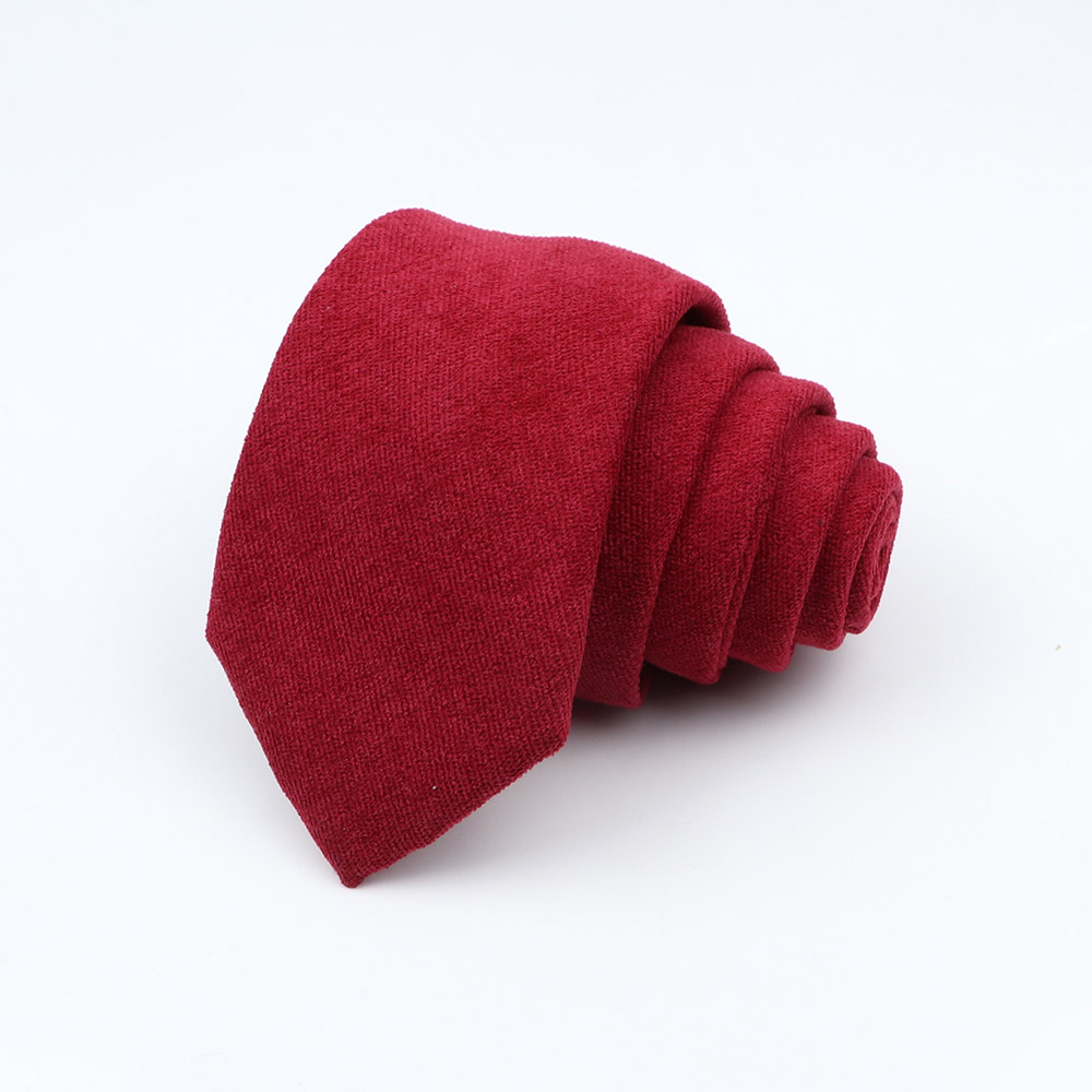 29 coloré couleur unie hommes cravate 100% coton doux velours côtelé pour hommes femmes romantique fête de mariage cravate vert rose kaki cravate: Or