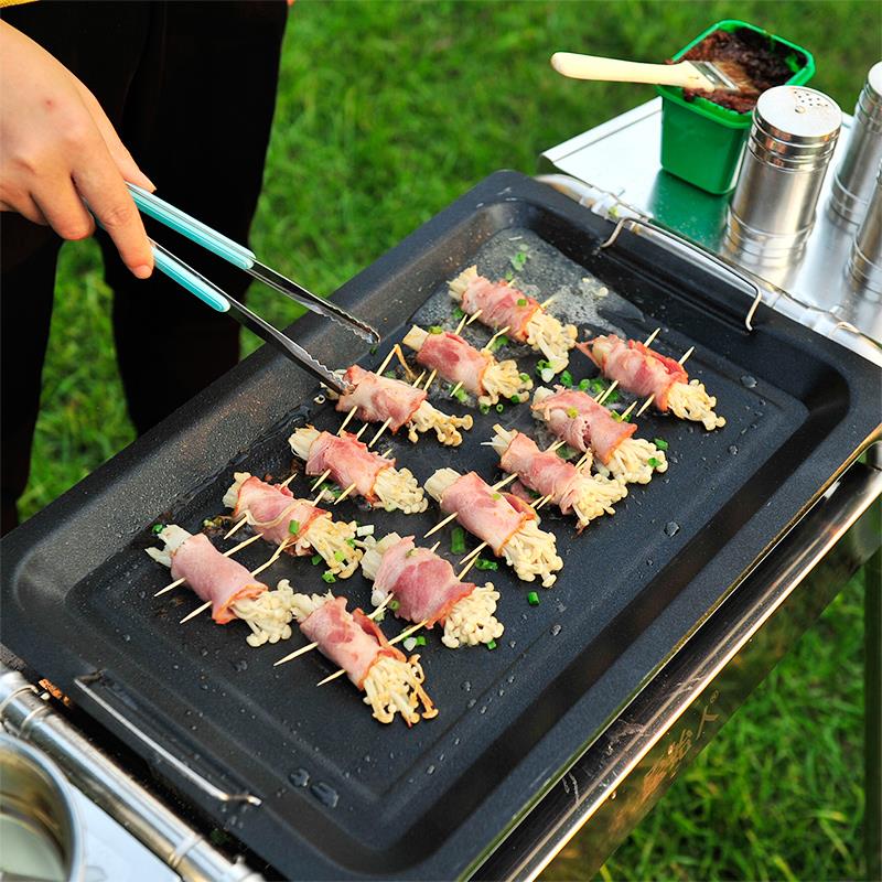 Edelstahl Lebensmittel Zange Kunststoff Griff Grill Zange Brot Zangen für Heimat Küche Kochen Werkzeug Multi-funktion Anti-verbrüHenne Tong