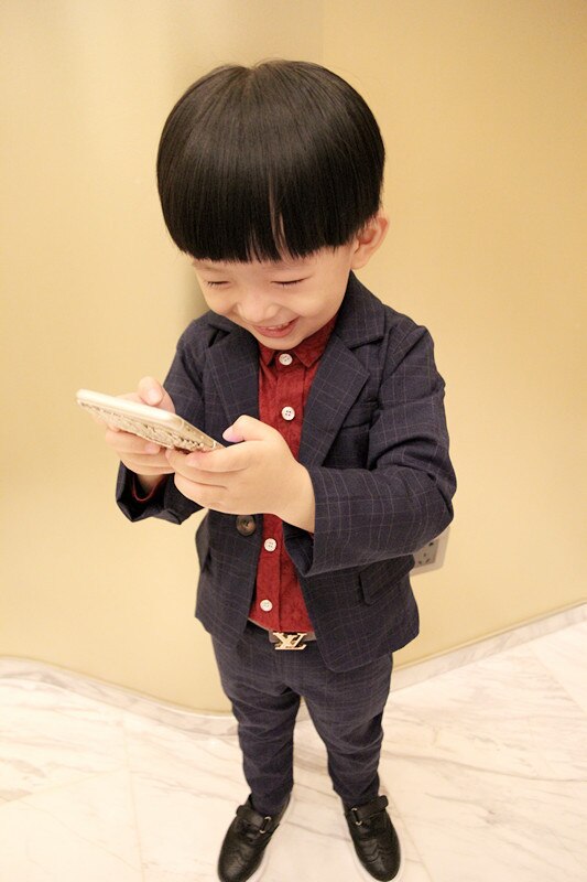 3 kpl/setti tummansininen lasten puku poikien puvut bleiseri poikien juhlapuku hääpoikien vaatesetti takit+paita+housut 3-10y