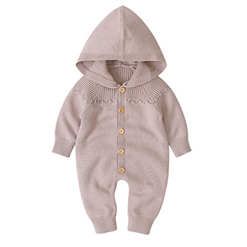 Suéter de bebé de oso de Humor, ropa de invierno , Otoño, mono de punto para bebé niña, mono con capucha de manga larga, conjunto para niños: BN1533 pink / 24 meses