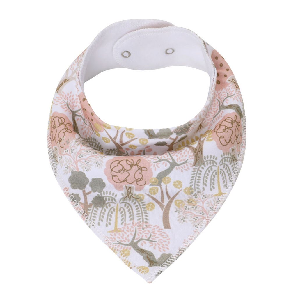 Bandana de bebé de gran Baberos triangulares para bebé de algodón de dibujos animados para recién nacidos herramientas de alimentación comer paños de eructo accesorios yl: B