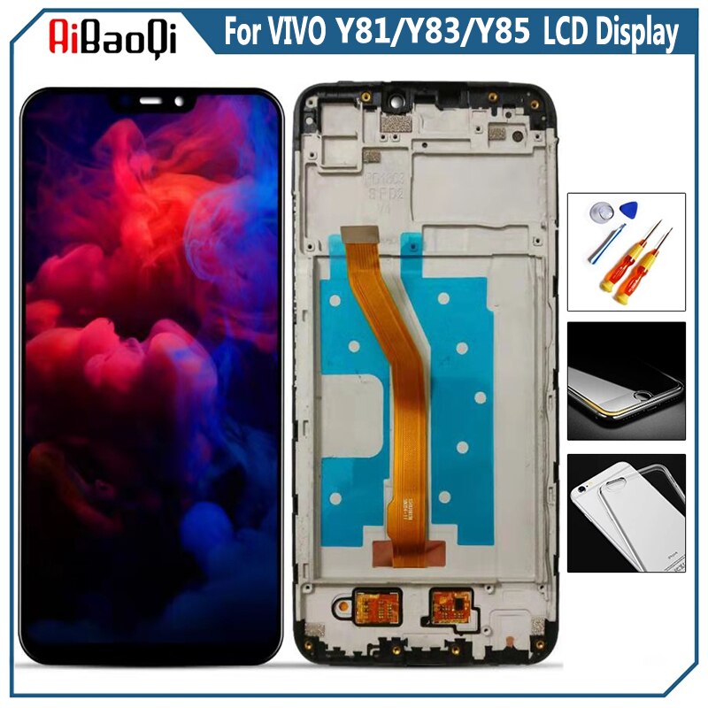 Original For VIVO Y81/Y85/Y83 LCD Display Screen Touch Digitizer Assembly For 6.22‘’ VIVO Y81i/1812/V1732 With Frame Replace